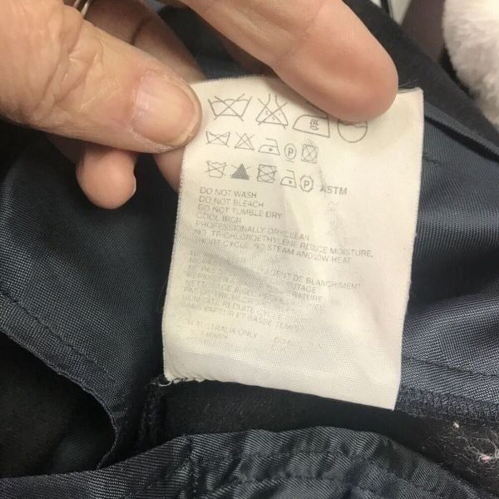 Miu Miu Women Trouser Wool Pants Straight Black 40 US 4 Pockets Zip - Picture 10 of 10